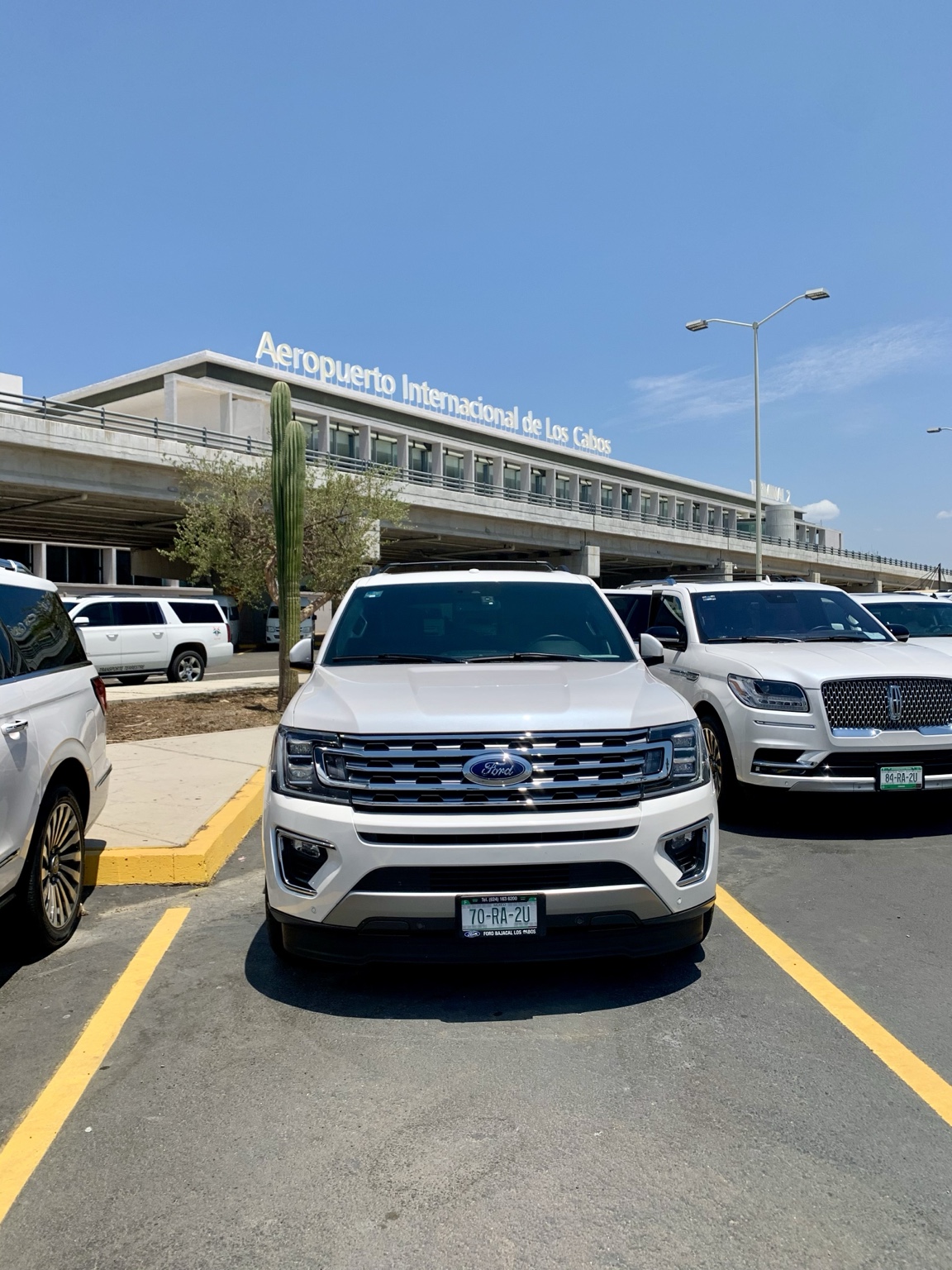 Cabo Ground Services vehicle at Los Cabos International Airport